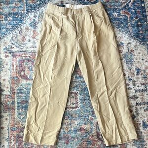Men's Linen/Silk Tan Pants